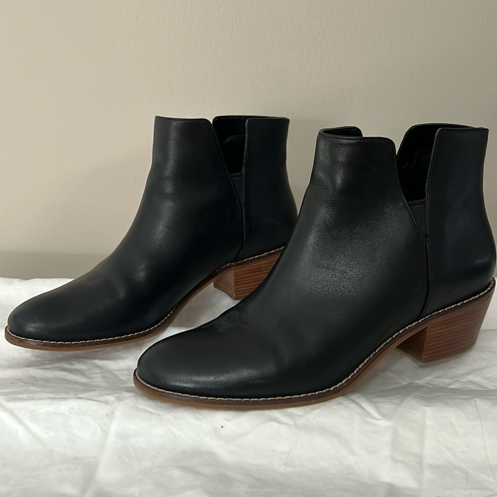 Cole Haan leather booties.
